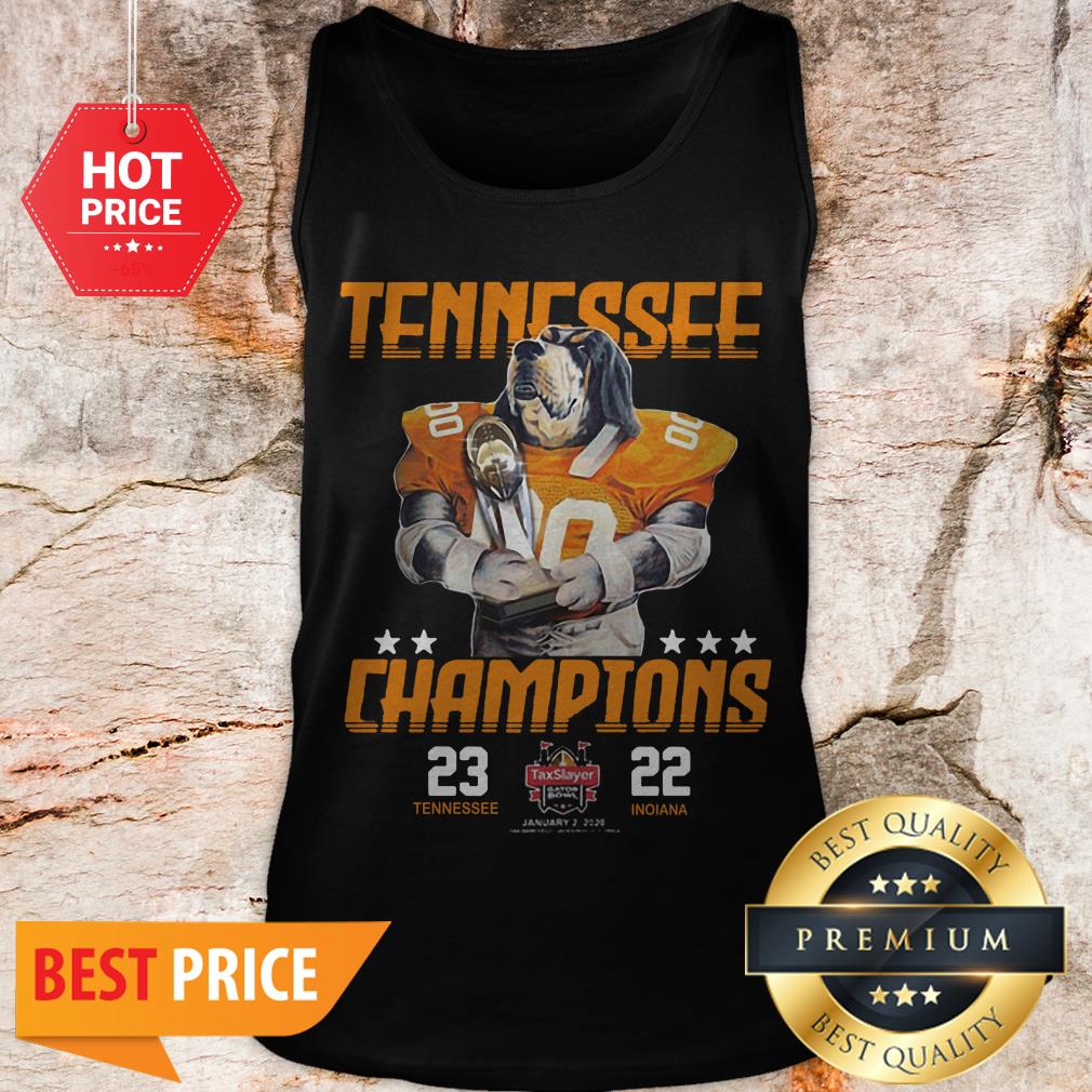 Tennessee Volunteers Champions 23 Tennessee And 22 Indiana Shirt - Image 3