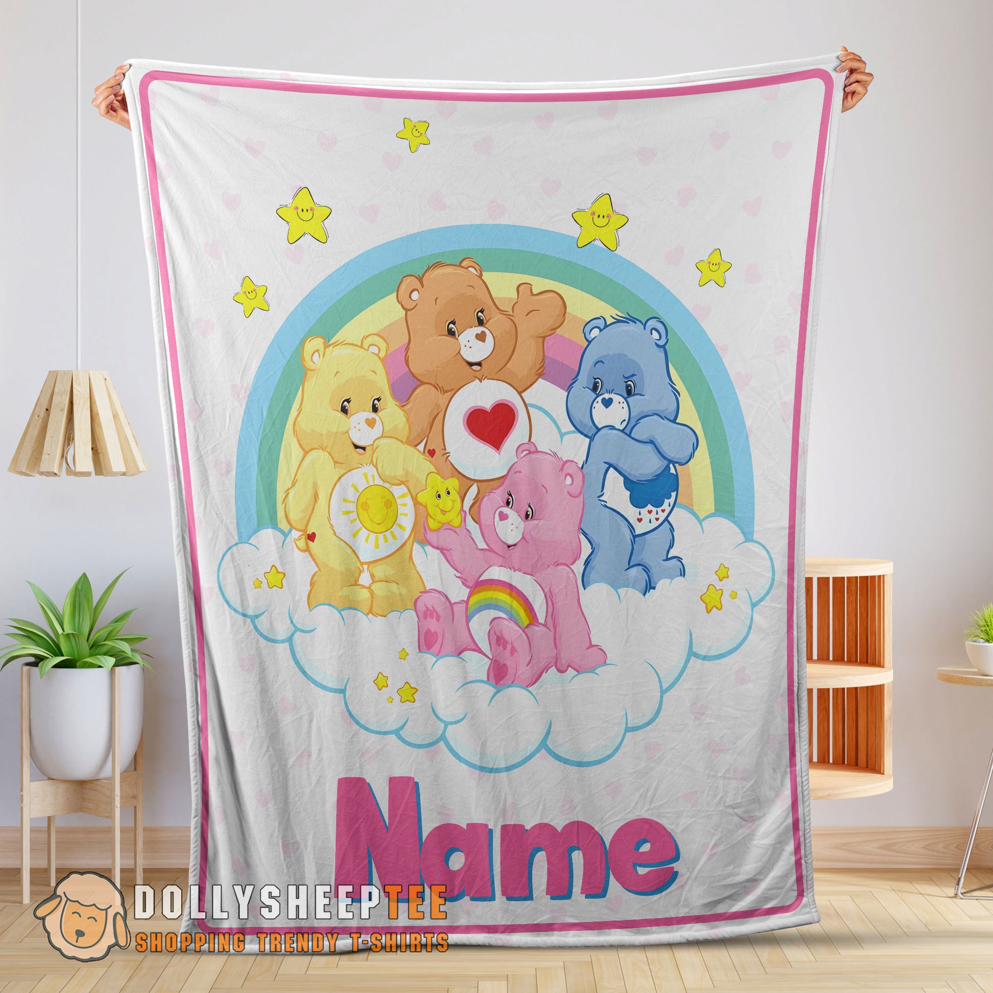 Awesome Perfect Nelvana The Care Bears Family Fleece Blanket Customize Blanket