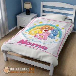 Alternative view of Awesome Perfect Nelvana The Care Bears Family Fleece Blanket Customize Blanket
