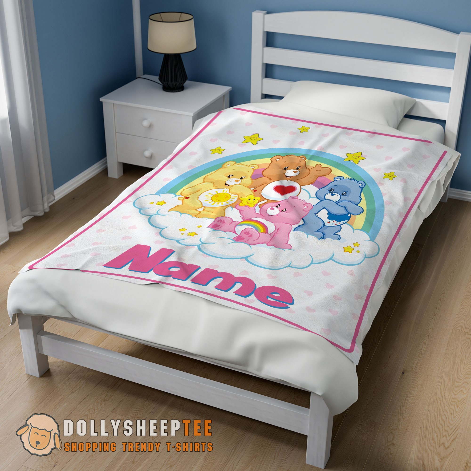 Awesome Perfect Nelvana The Care Bears Family Fleece Blanket Customize Blanket - Image 2