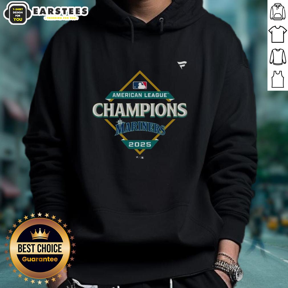 Official Seattle Mariners 2025 American League Championship Series ALCS Champions T-Shirt - Image 2