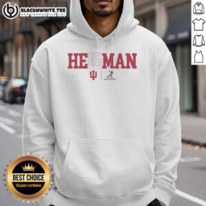 Alternative view of Top Fernando Mendoza Indiana Hoosiers Unisex 2025 Heisman Trophy Winner T-Shirt