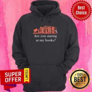 Alternative view of Premium Are You Staring At My Books Shirt