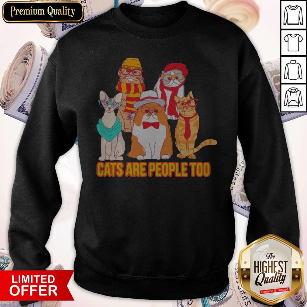 Nice Cats Are People Too Shirt - Image 5