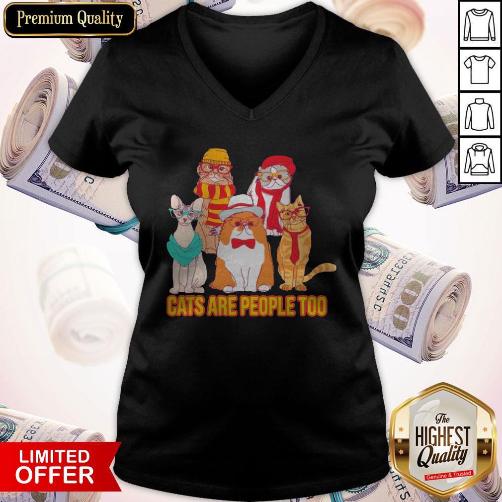 Nice Cats Are People Too Shirt - Image 2