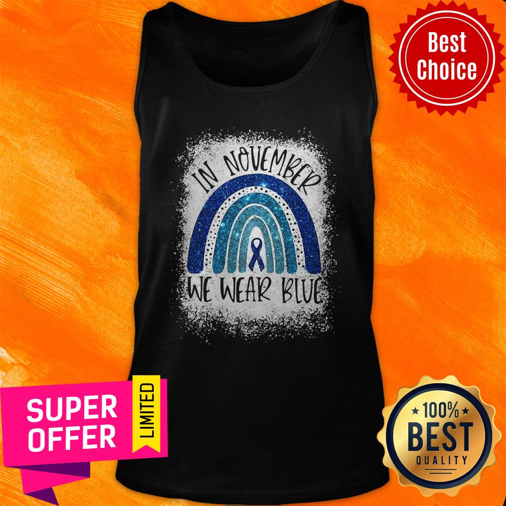 Top In November We Wear Blue Diabetes Awareness Shirt - Image 4