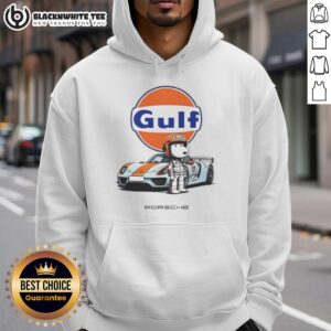 Alternative view of Pretty Snoopy Gulf Porsche T-Shirt
