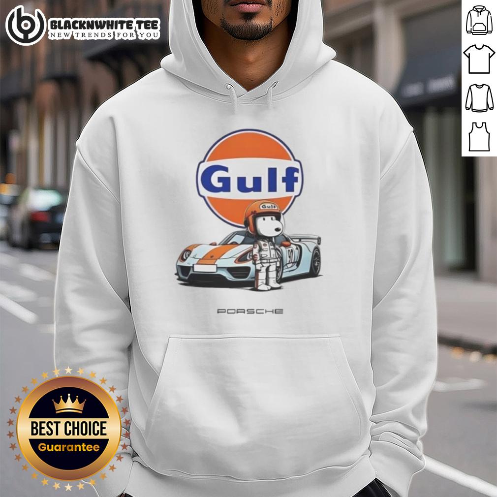 Pretty Snoopy Gulf Porsche T-Shirt - Image 2
