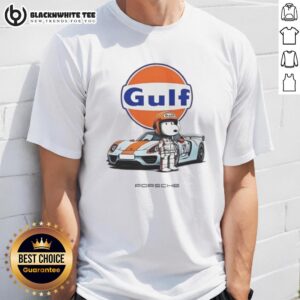 Pretty Snoopy Gulf Porsche T-Shirt