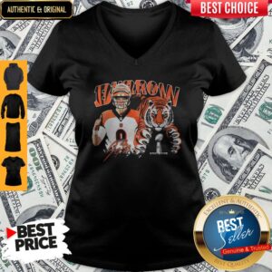 Alternative view of Funny Cincinnati Bengals 9 Joe Burrow Super Bowl Champions T-Shirt