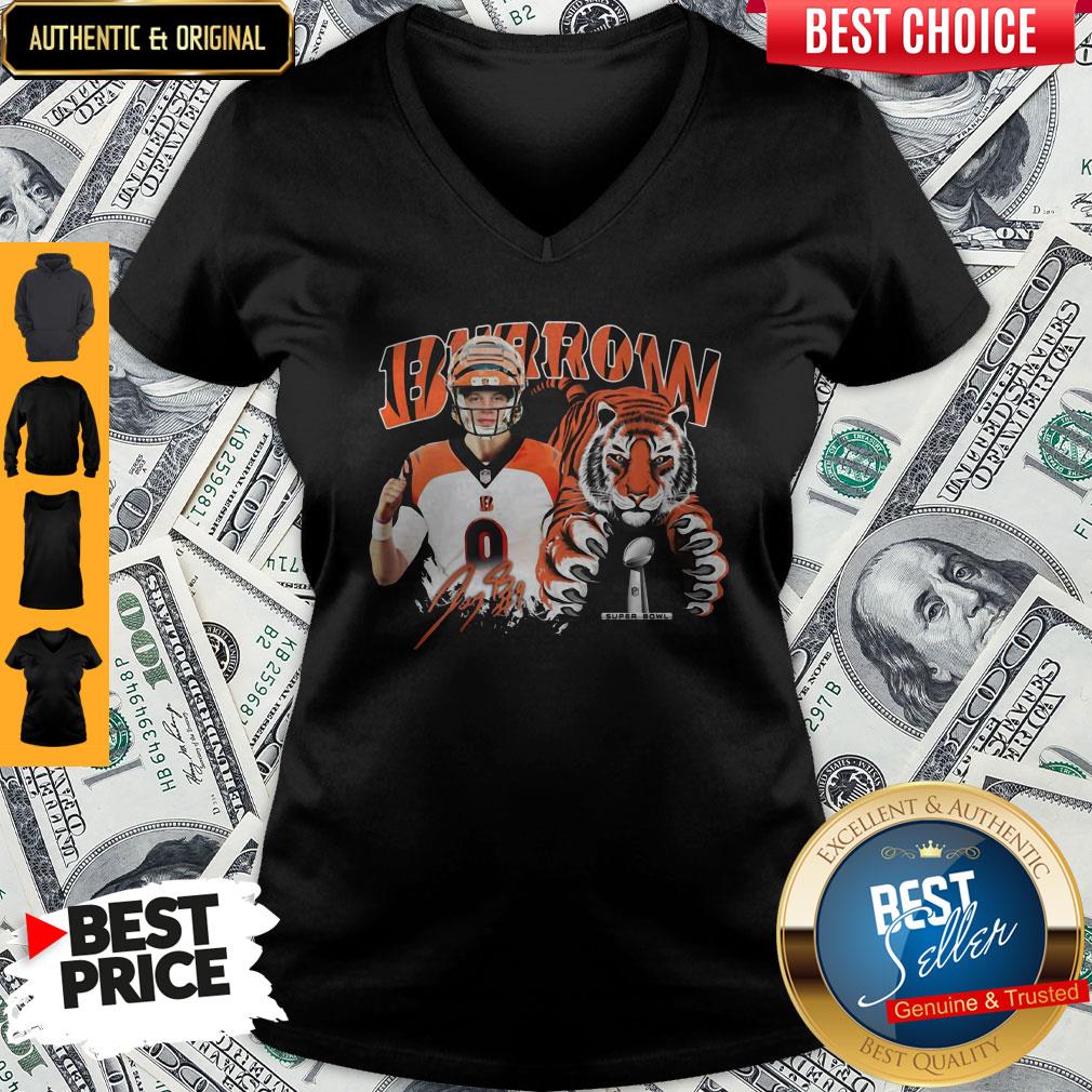 Funny Cincinnati Bengals 9 Joe Burrow Super Bowl Champions T-Shirt - Image 2