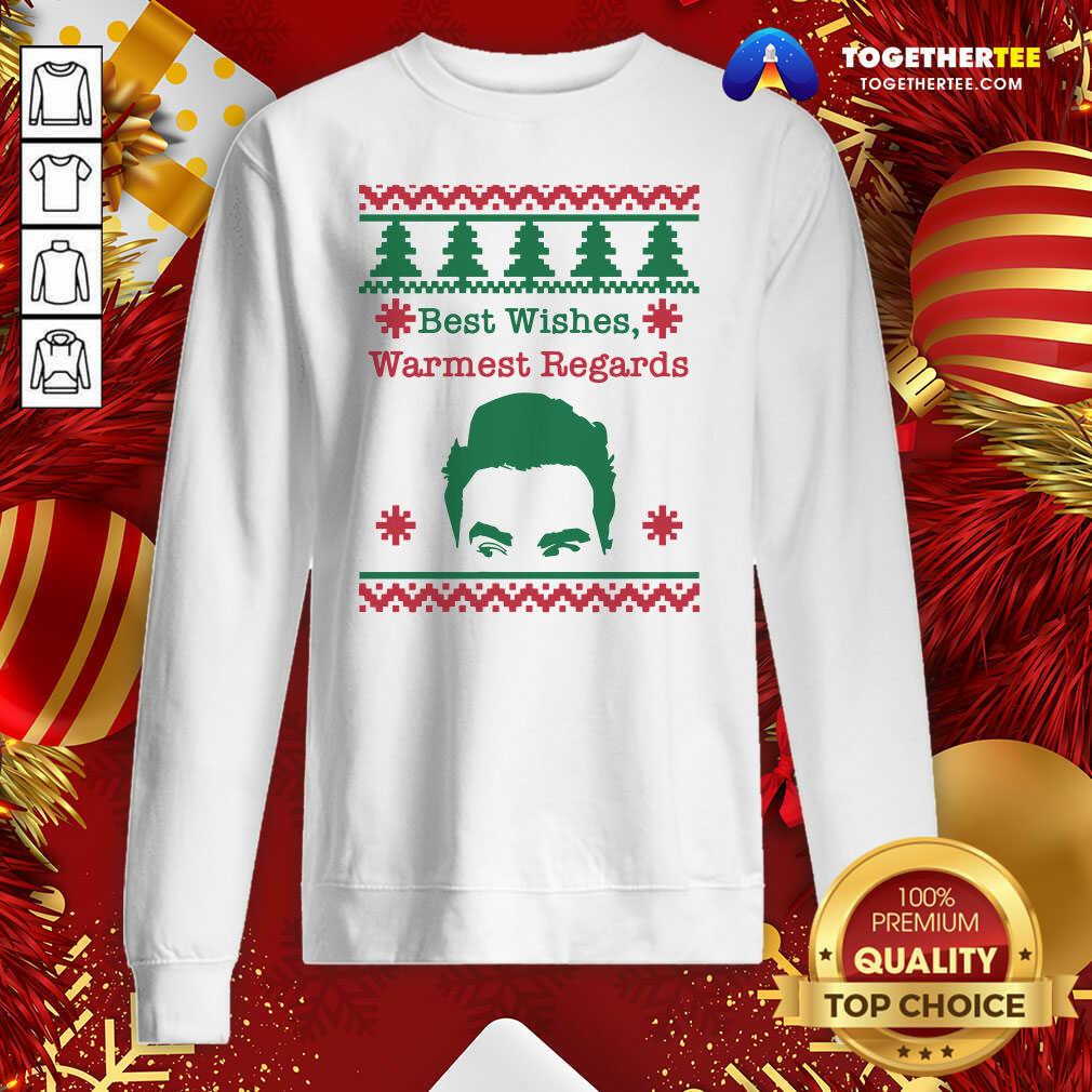 Hot Best Wishes Warmest Regards David Rose Funny Rose Family Schitts Creek Ugly Christmas Shirt - Image 4