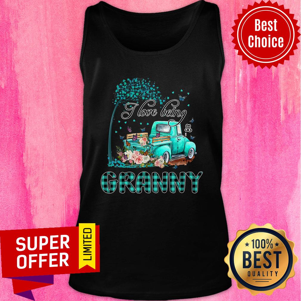 I Love Being Truck Granny Shirt - Image 3