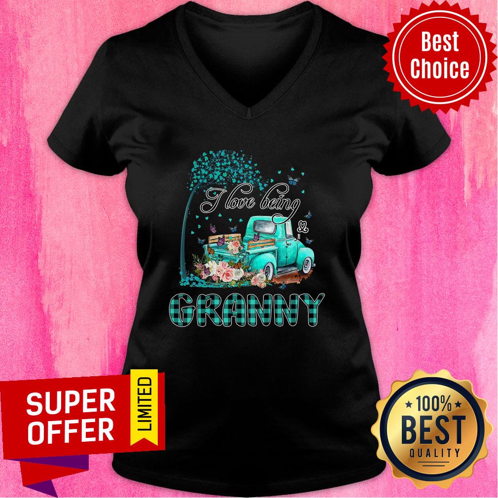 I Love Being Truck Granny Shirt - Image 5
