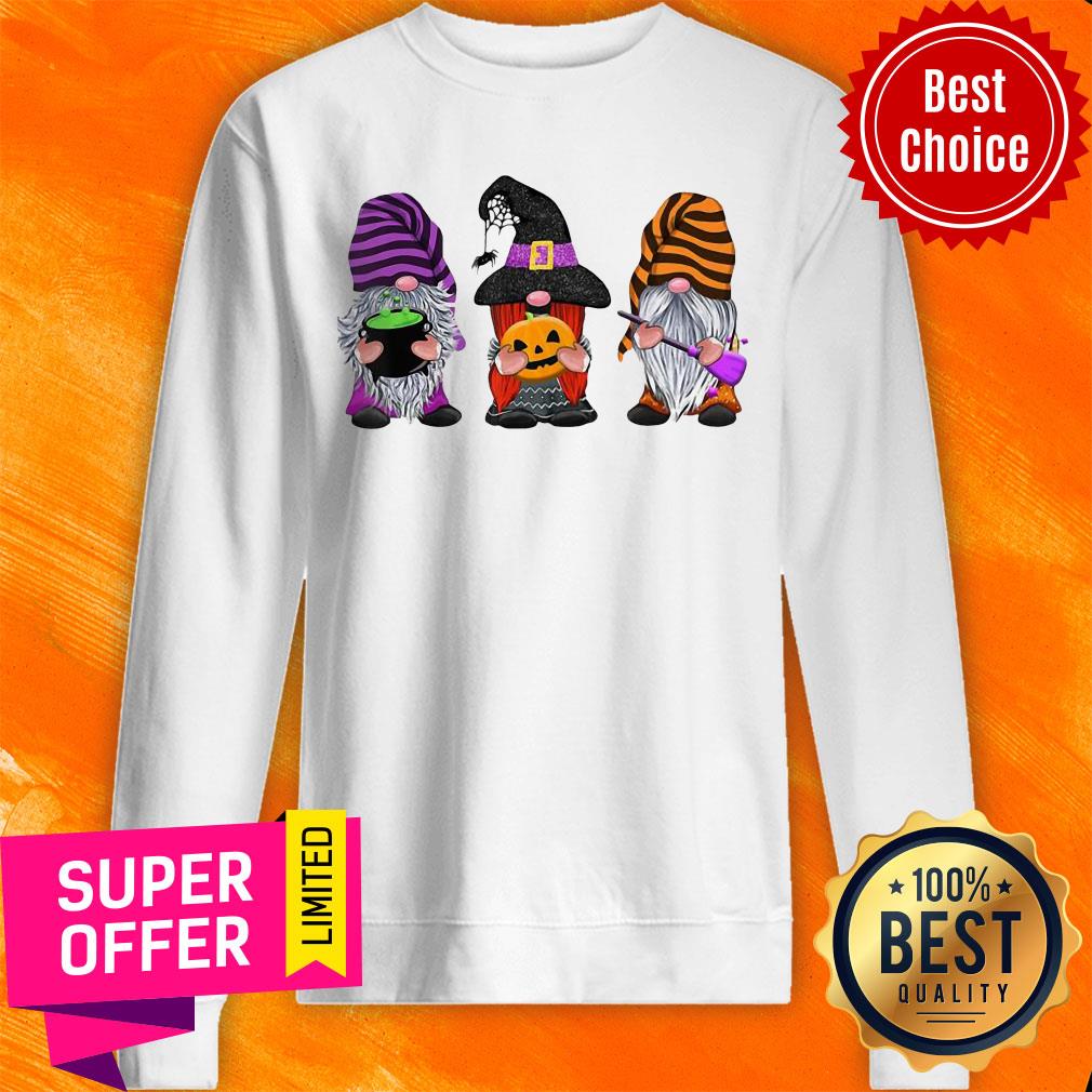 Nice Halloween Gnomes Autumn Pumpkin Fall Shirt - Image 5