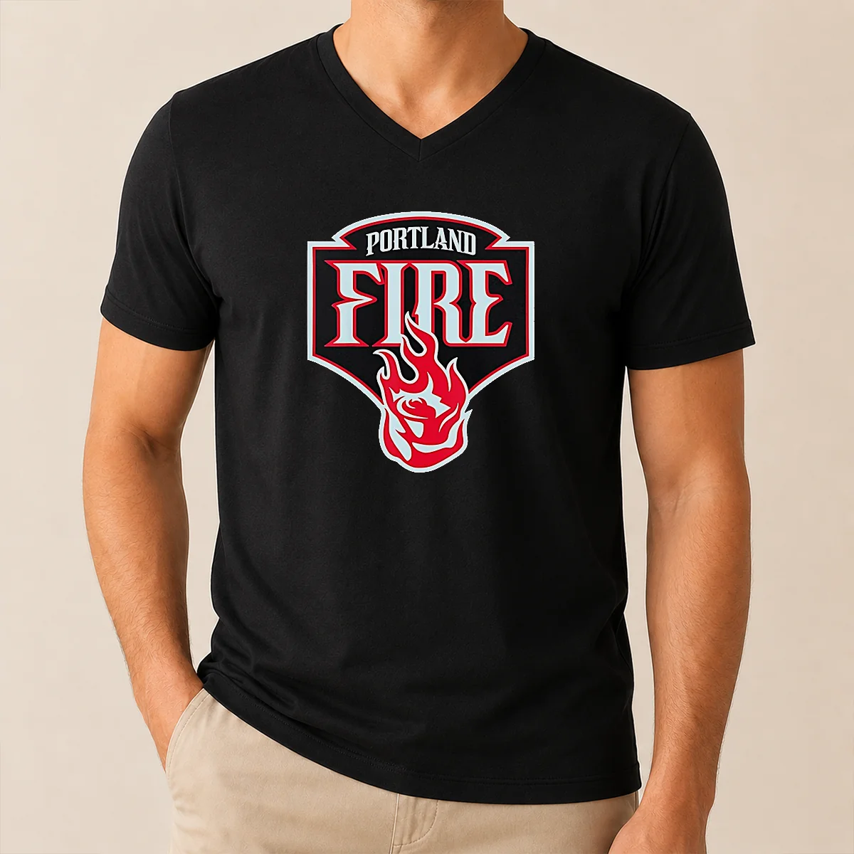Premium Portland Fire Logo Shirt - Image 2