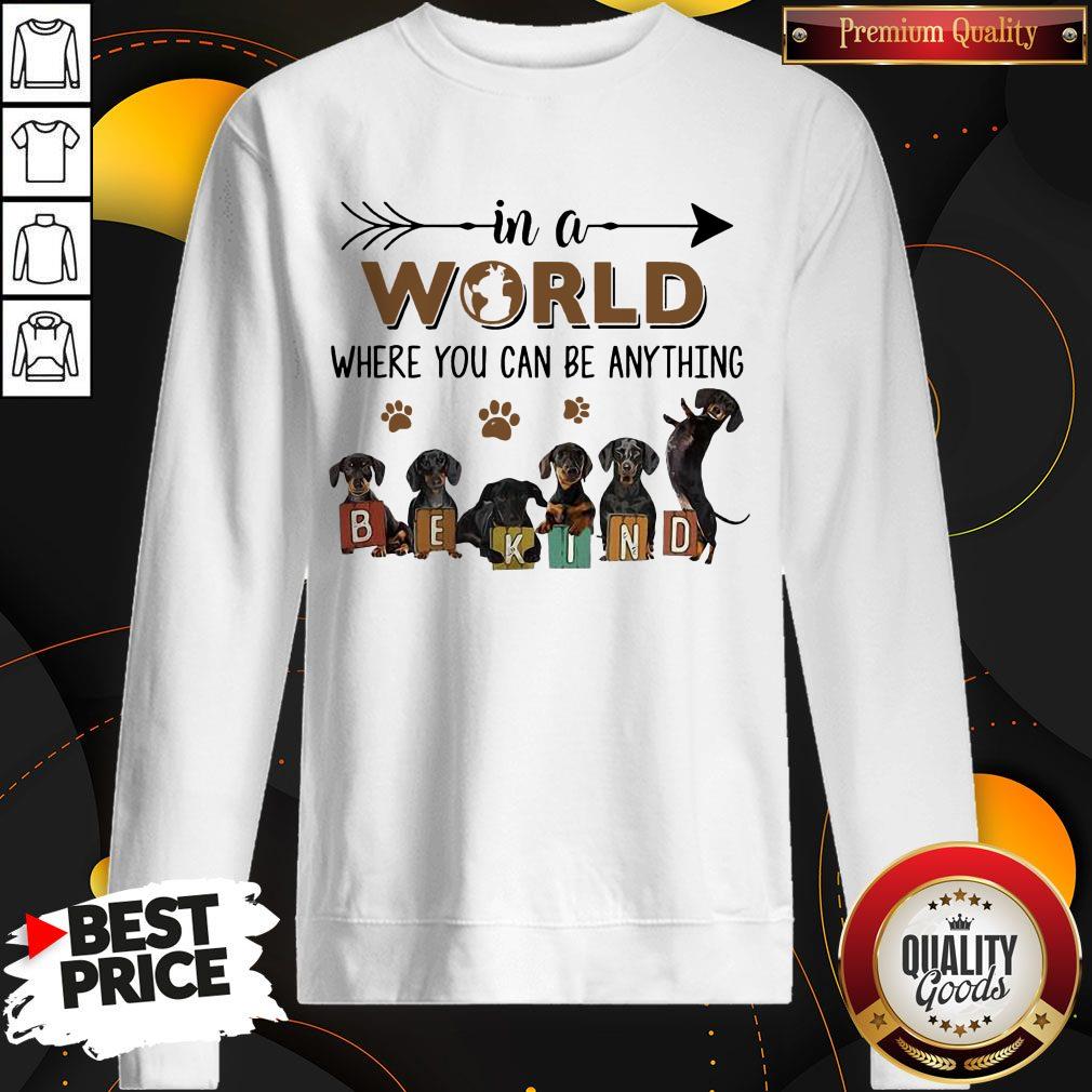 In A World Where You Can Be Anything Be Kind Shirt - Image 4