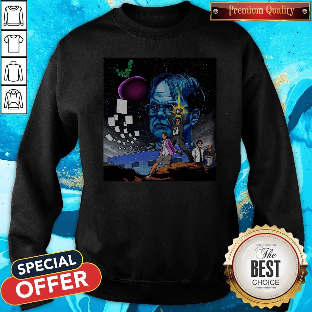 Pretty The Office Characters Star Wars Mashup Shirt - Image 4