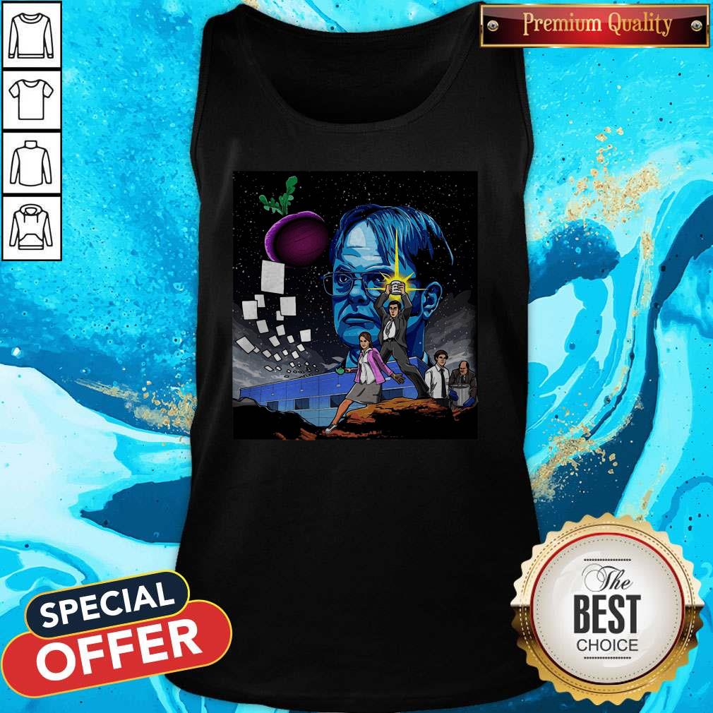 Pretty The Office Characters Star Wars Mashup Shirt - Image 5