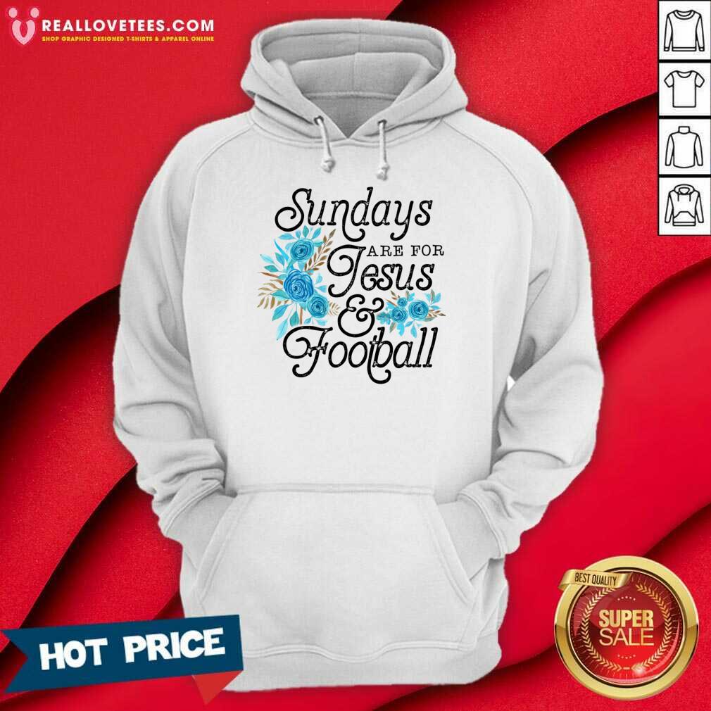 Sundays Are For Jesus And Football Shirt - Image 4