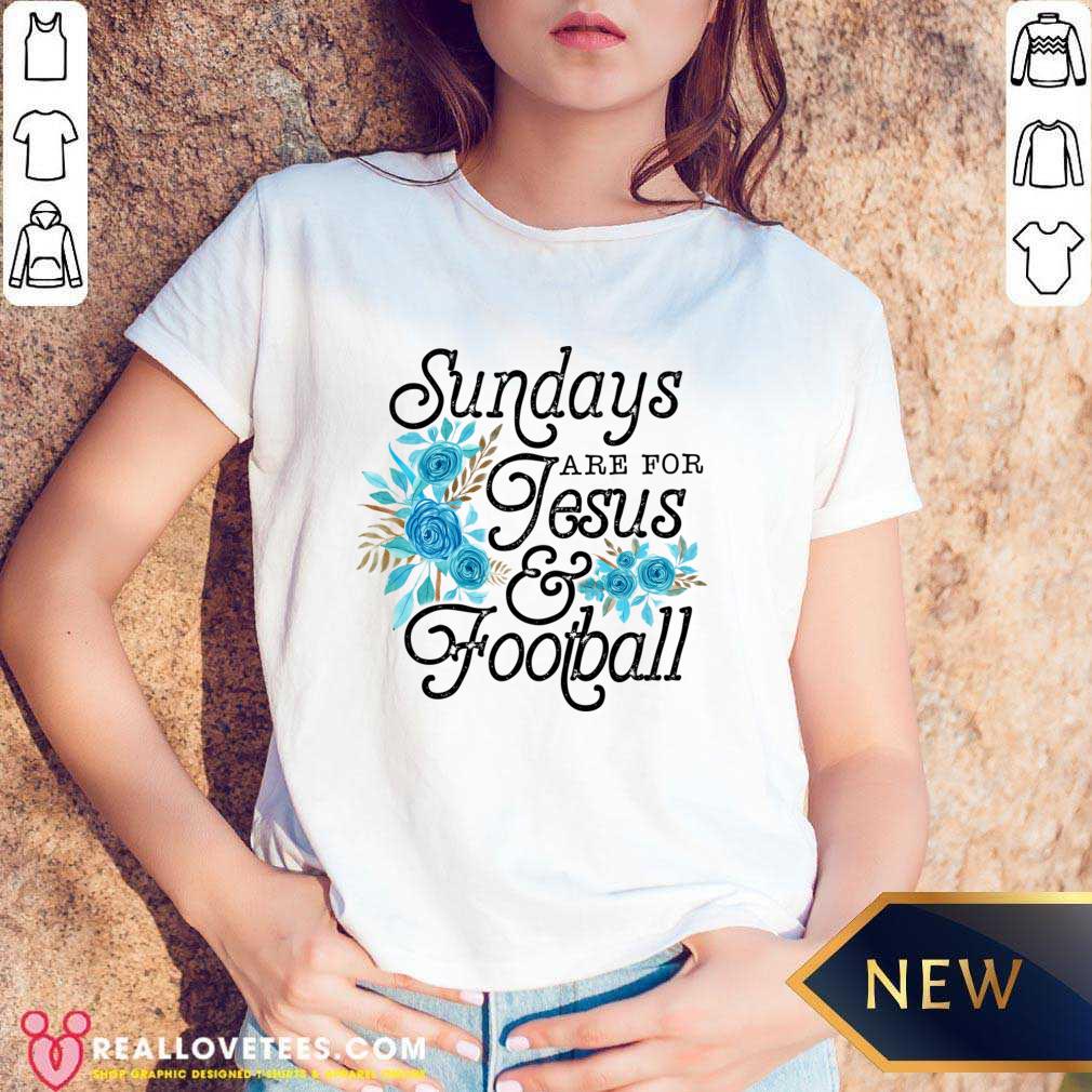Sundays Are For Jesus And Football Shirt - Image 5
