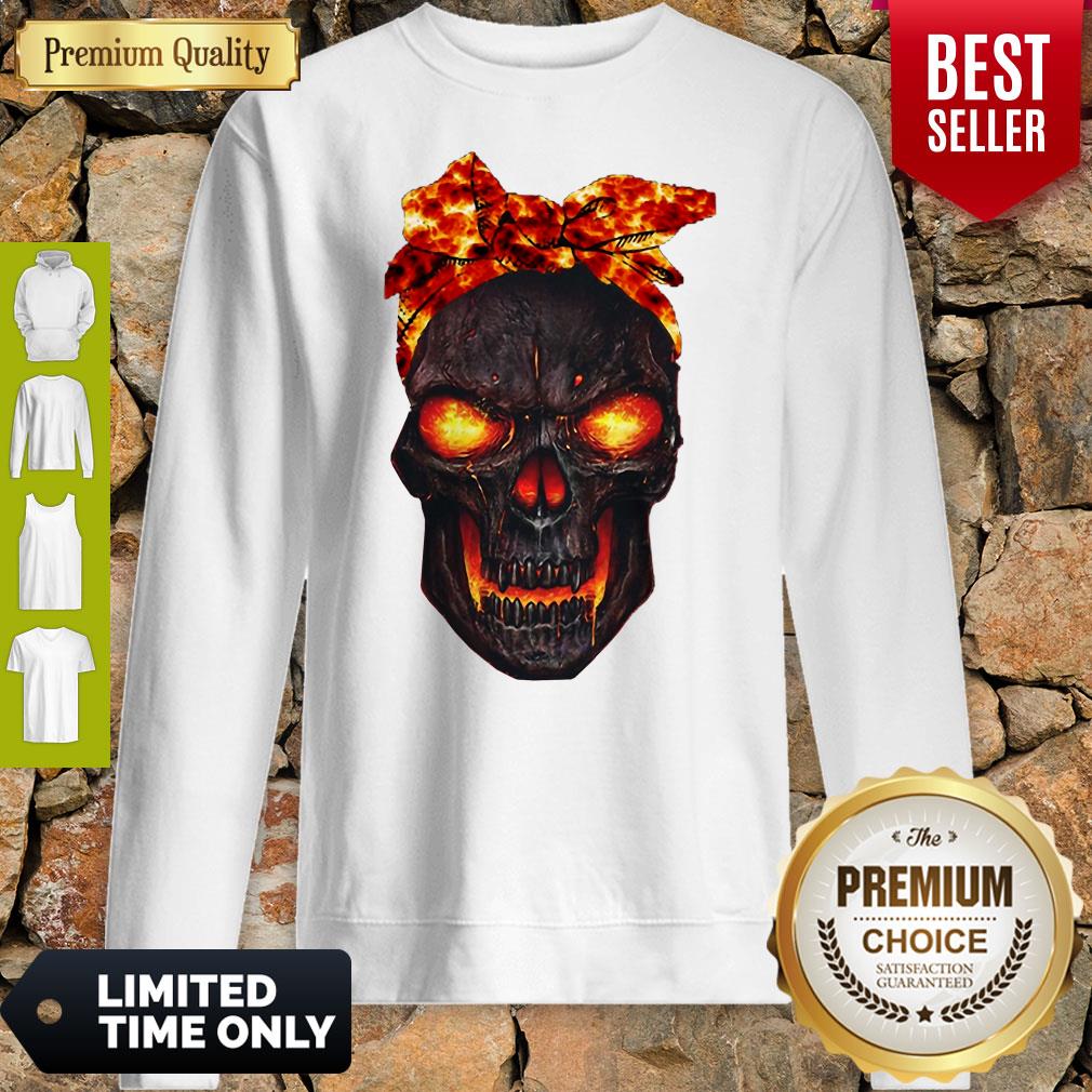 Awesome Lava Skull Bow Shirt - Image 2