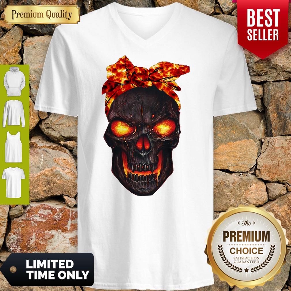 Awesome Lava Skull Bow Shirt - Image 4