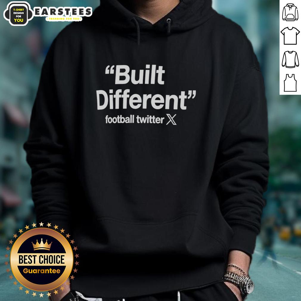 Hot Built Different Football Twitter Logo T-Shirt - Image 2