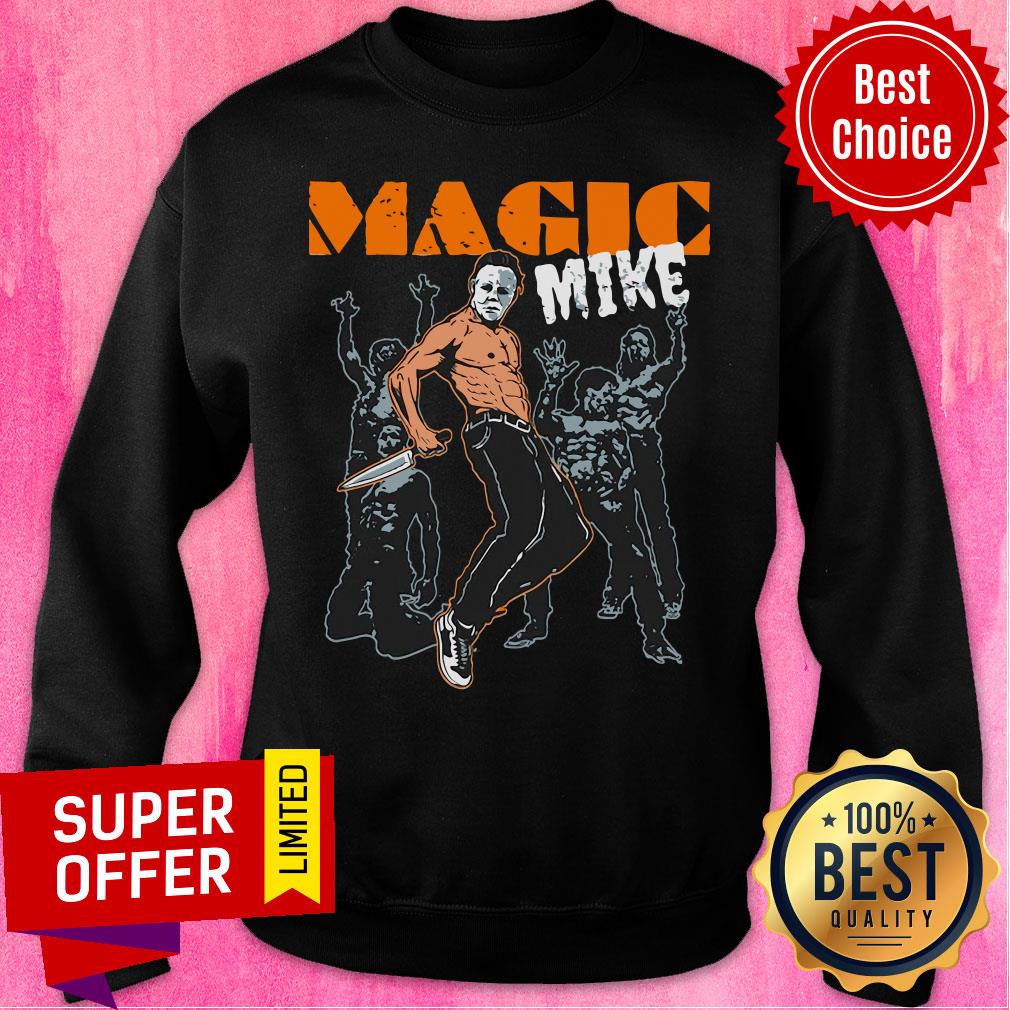 Michael Myers Knife Magic Mike Halloween Shirt - Image 4
