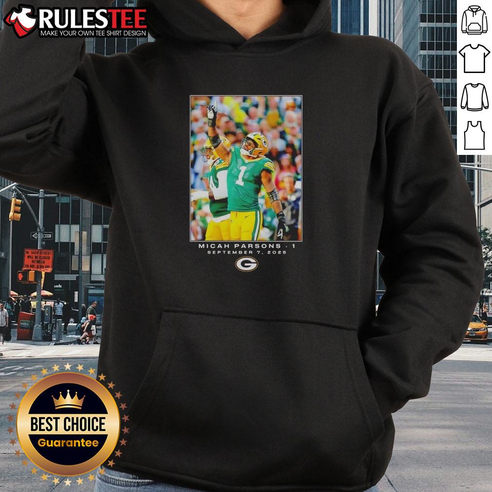 Nice Green Bay Micah Parsons Flash Features Week 1 T-Shirt - Image 2