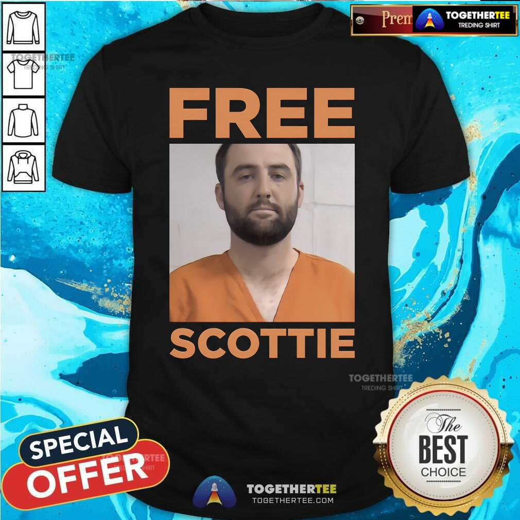 Top Scottie Scheffler Arrest Free Scottie Mugshot T-Shirt