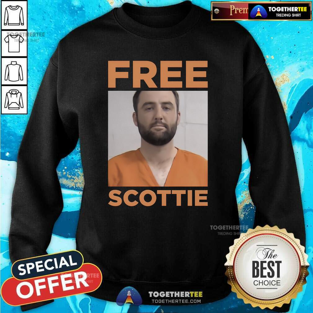 Top Scottie Scheffler Arrest Free Scottie Mugshot T-Shirt - Image 5