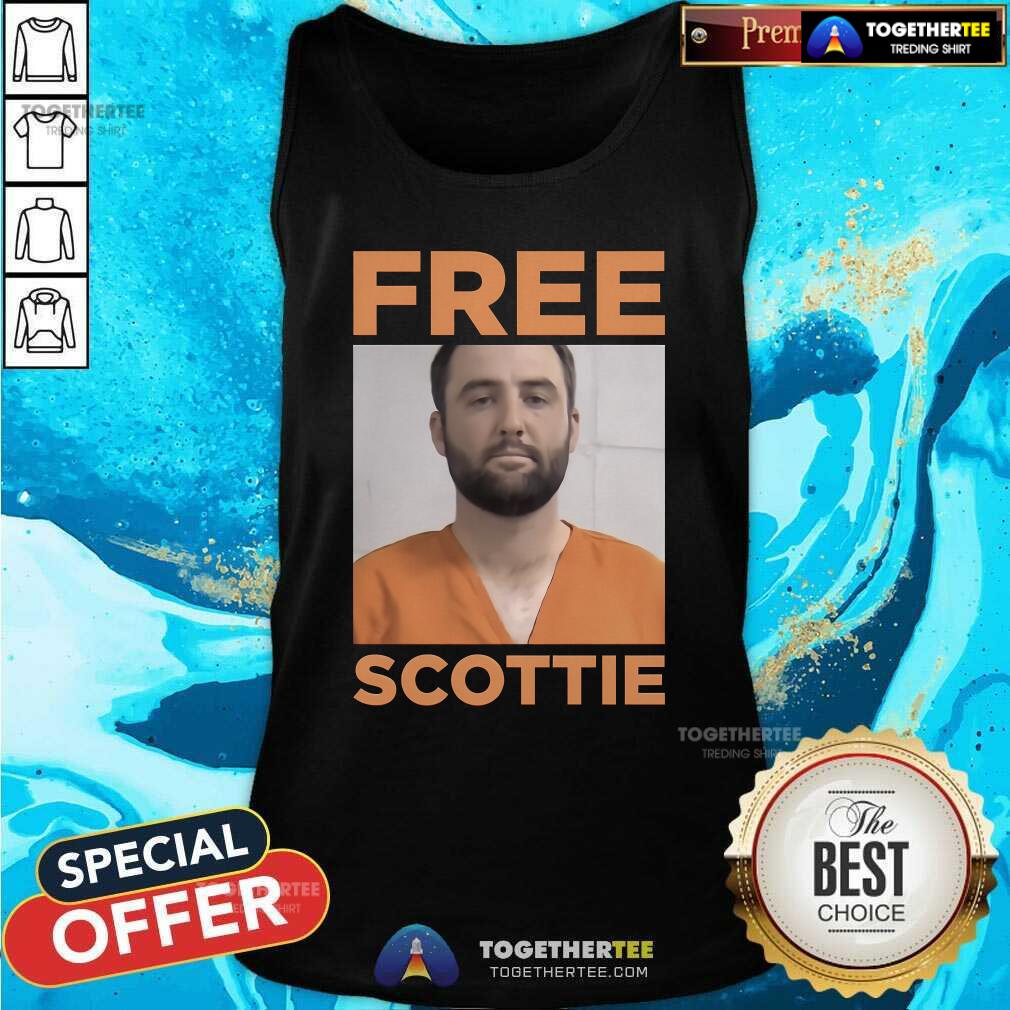 Top Scottie Scheffler Arrest Free Scottie Mugshot T-Shirt - Image 4