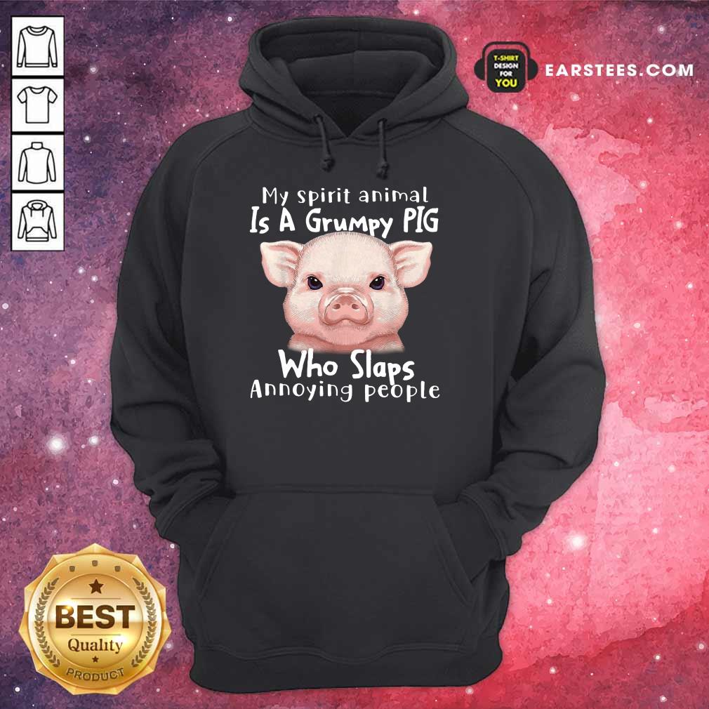Nice My Spirit Animal Is A Grumpy Pig Shirt - Image 4