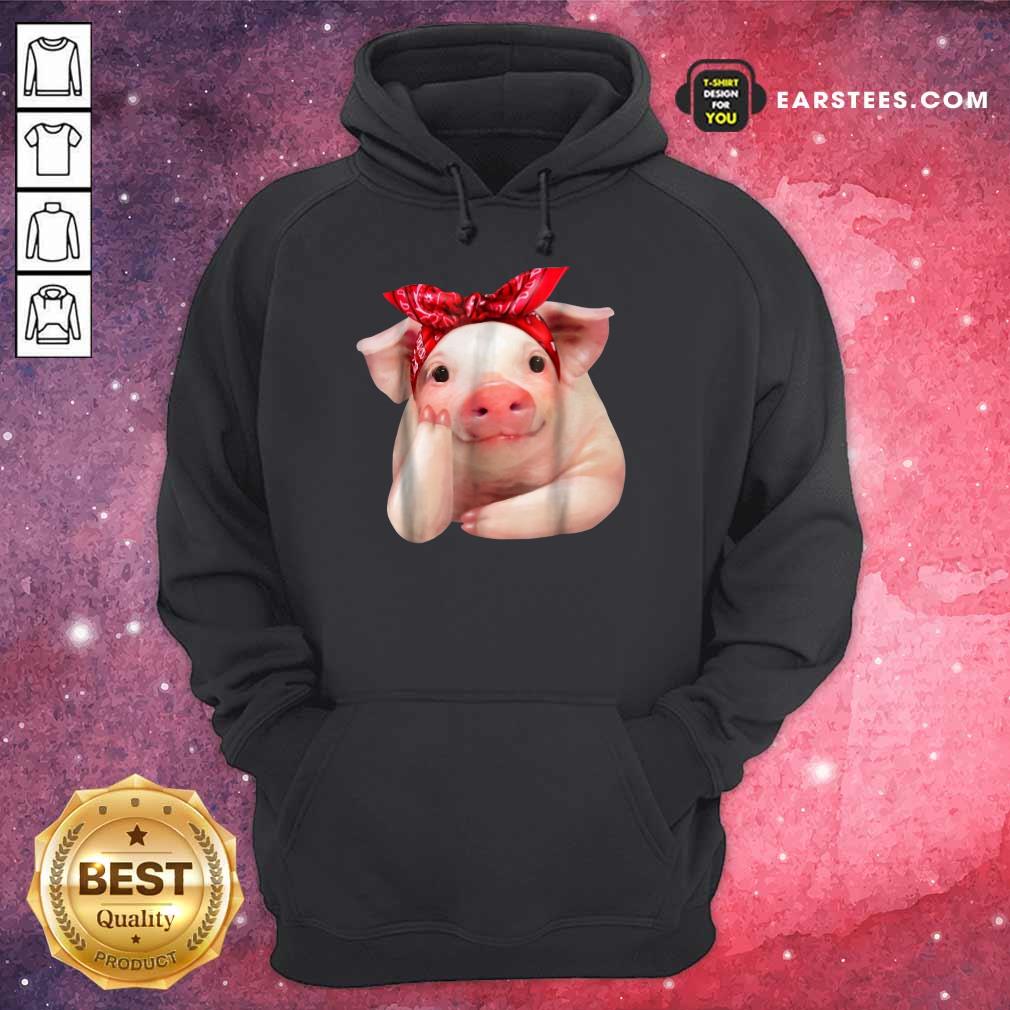 Nice Red Bandanna Pig Shirt - Image 4