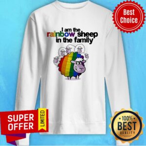 Alternative view of Premium Lgbt I Am The Rainbow Sheep In The Family Shirt