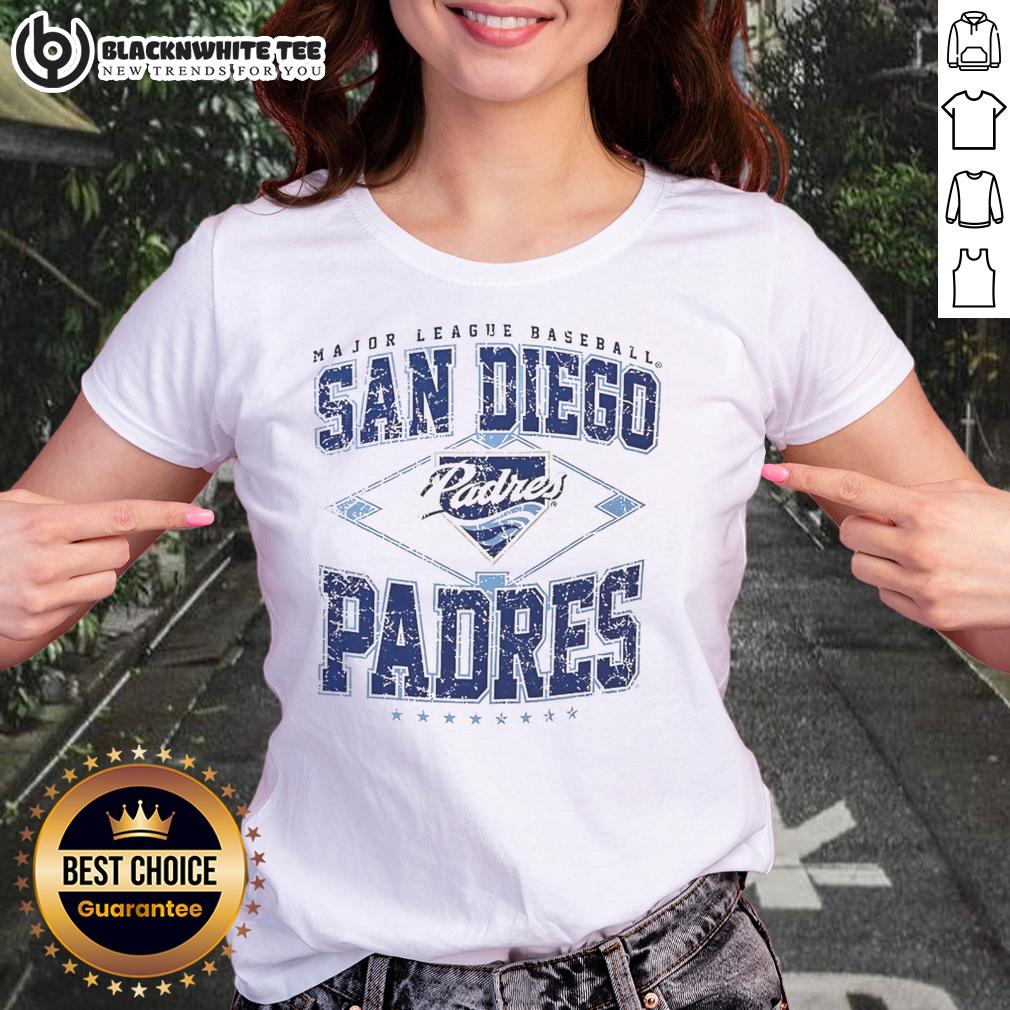 Awesome San Diego Padres Major League Baseball Cooperstown Diamond T-Shirt - Image 3