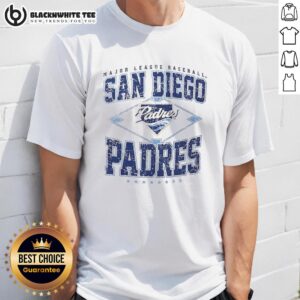 Awesome San Diego Padres Major League Baseball Cooperstown Diamond T-Shirt