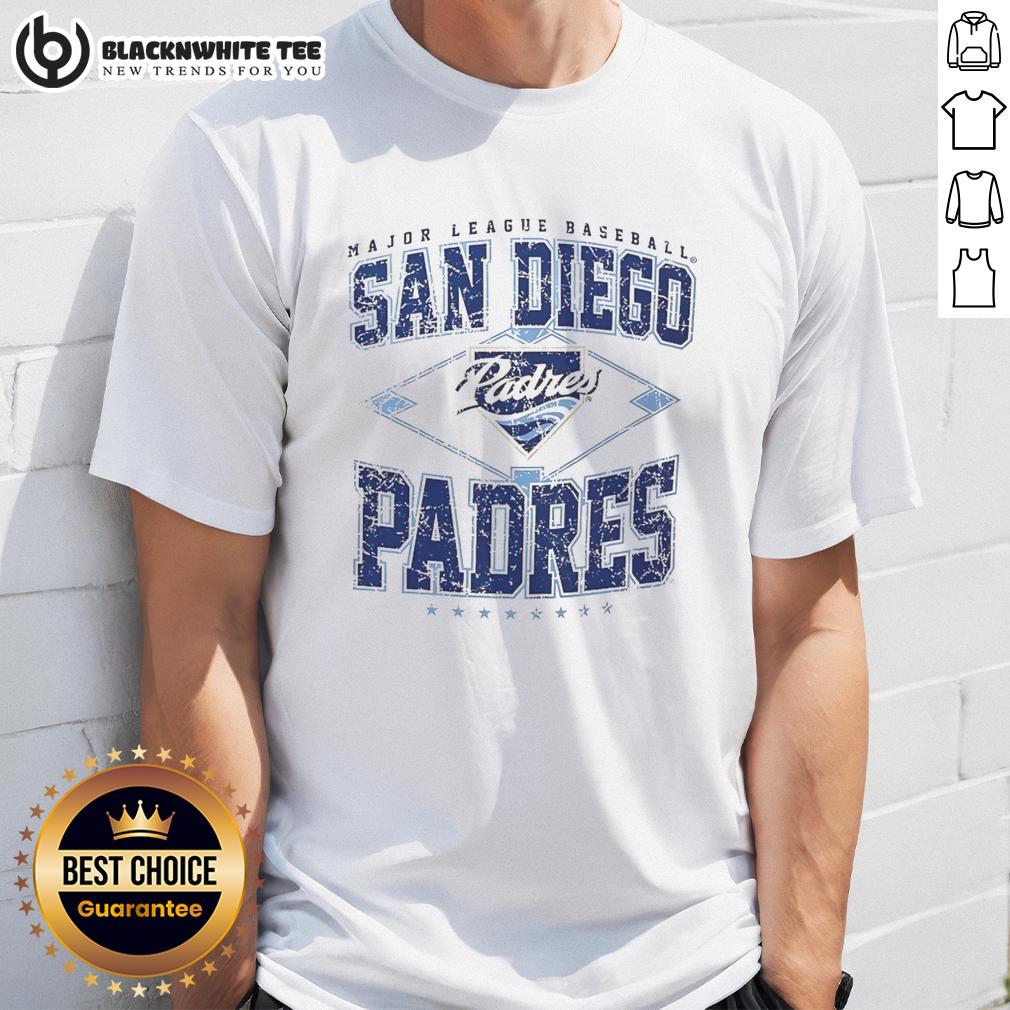 Awesome San Diego Padres Major League Baseball Cooperstown Diamond T-Shirt
