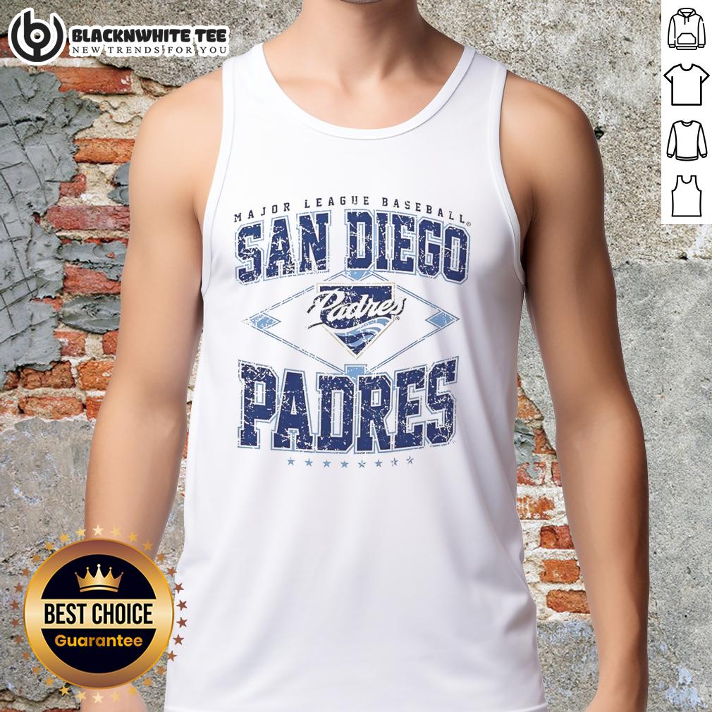 Awesome San Diego Padres Major League Baseball Cooperstown Diamond T-Shirt - Image 4
