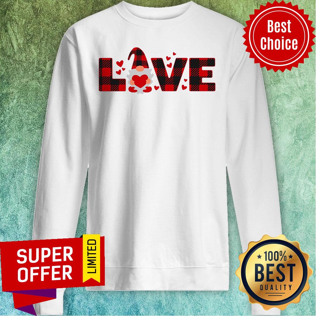Funny Gnome Love Valentine Shirt - Image 5