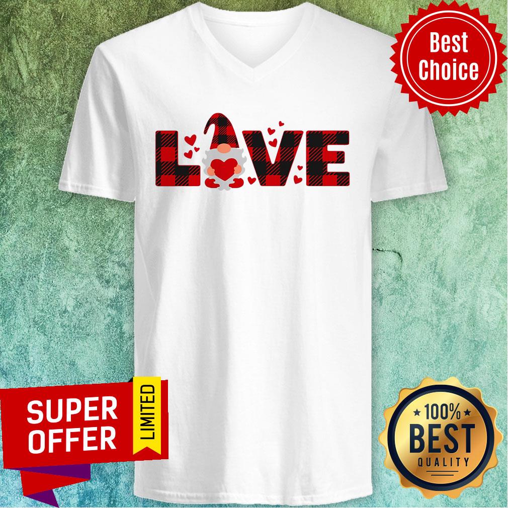 Funny Gnome Love Valentine Shirt - Image 3