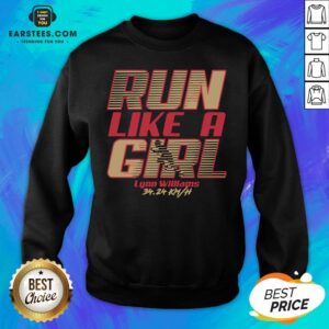 Alternative view of Top Run Like A Girl Lynn Williams 34 24 Km H Shirt