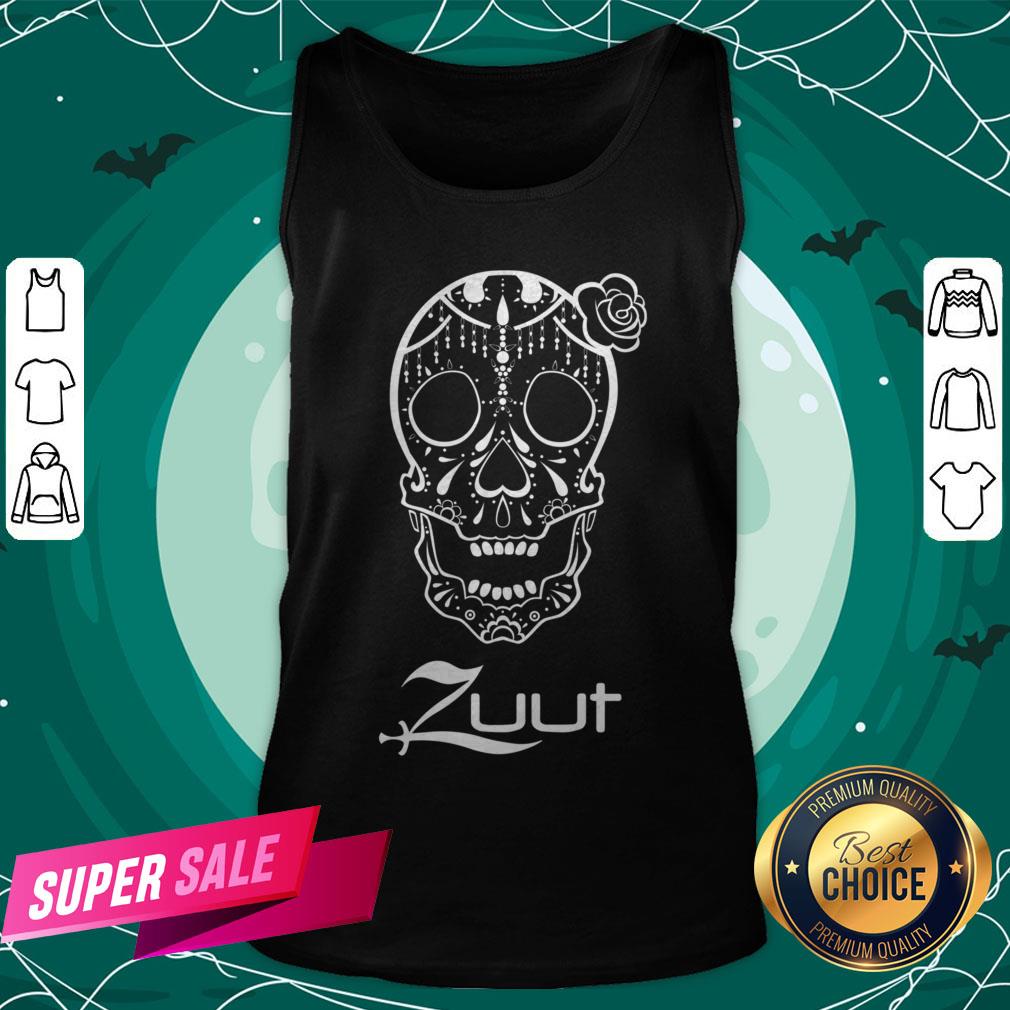Zuu Sugar Skull Day Of The Dead Muertos Shirt - Image 3