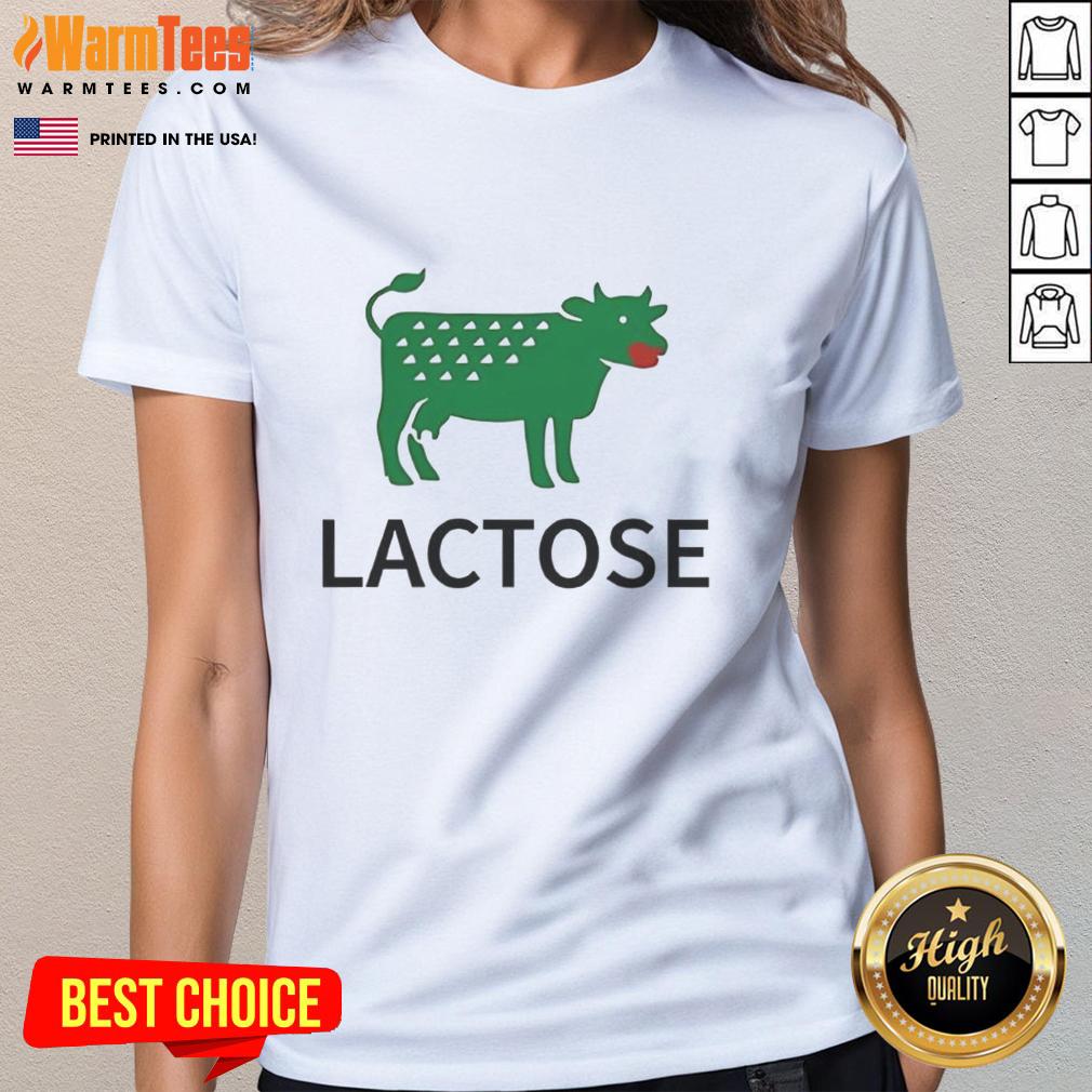 Good Lactose Cow Parody Logo T-Shirt - Image 3