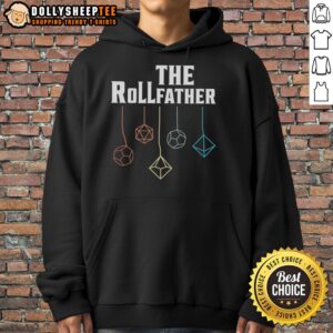 Alternative view of Good The Rollfather Dodecahedron Icosahedron T-Shirt