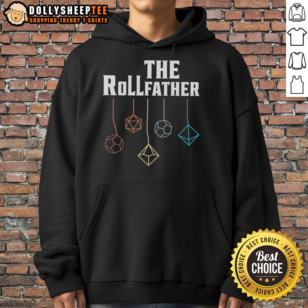 Good The Rollfather Dodecahedron Icosahedron T-Shirt - Image 2