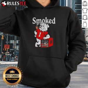 Alternative view of Awesome Georgia Bulldogs Vs Tennesse Volunteers Smoked T-Shirt