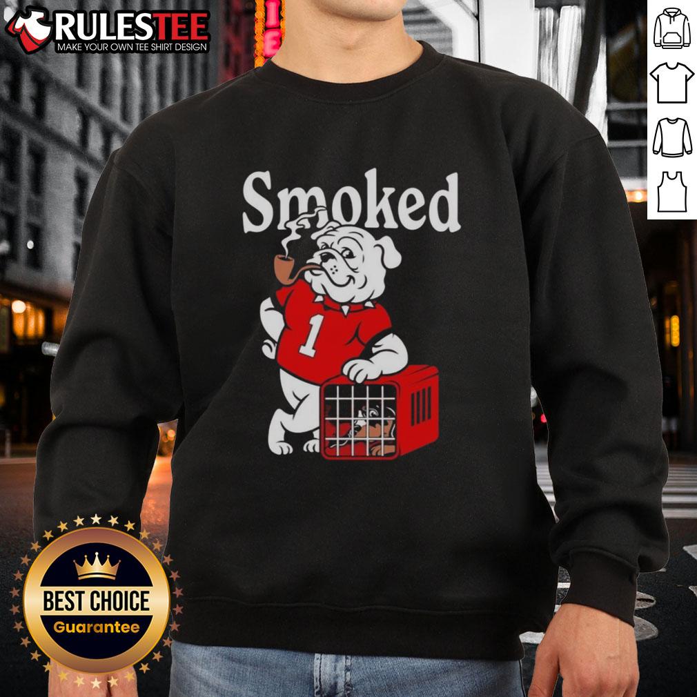 Awesome Georgia Bulldogs Vs Tennesse Volunteers Smoked T-Shirt - Image 5