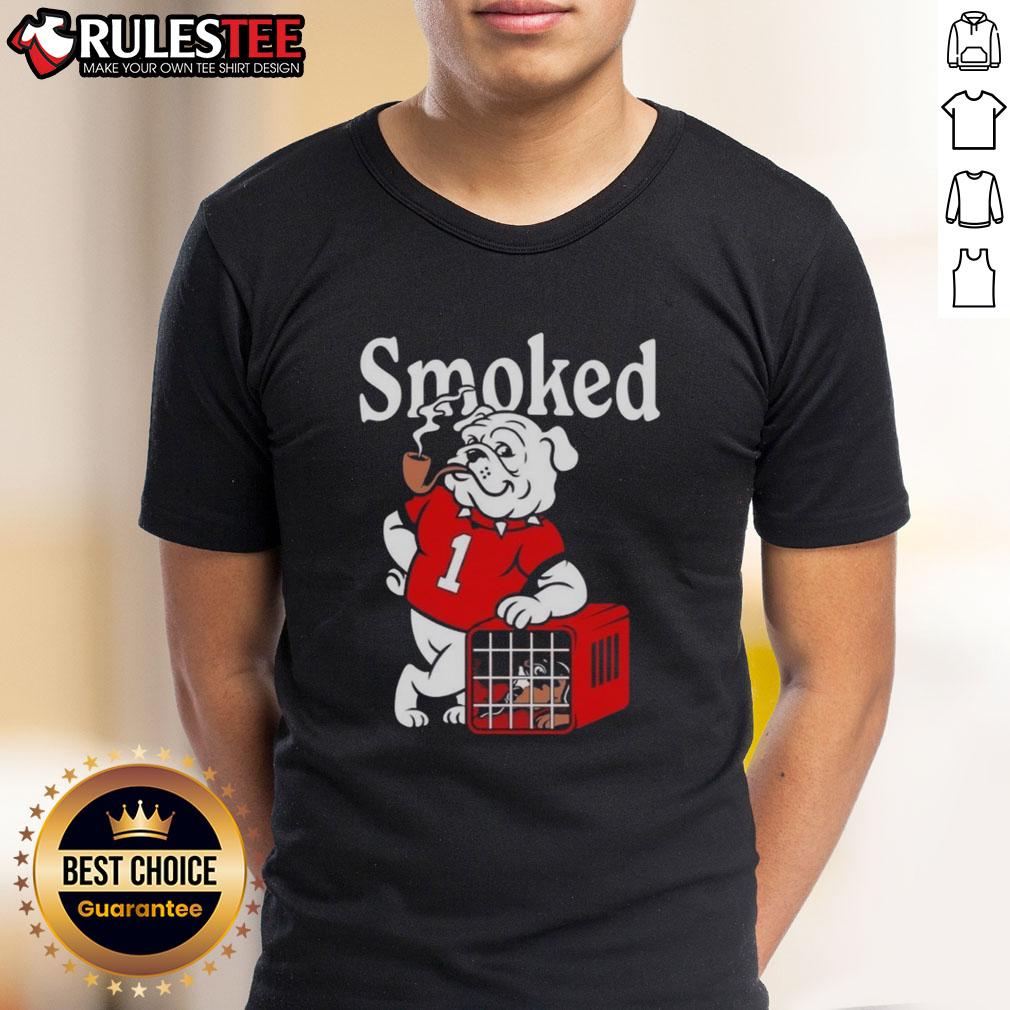 Awesome Georgia Bulldogs Vs Tennesse Volunteers Smoked T-Shirt
